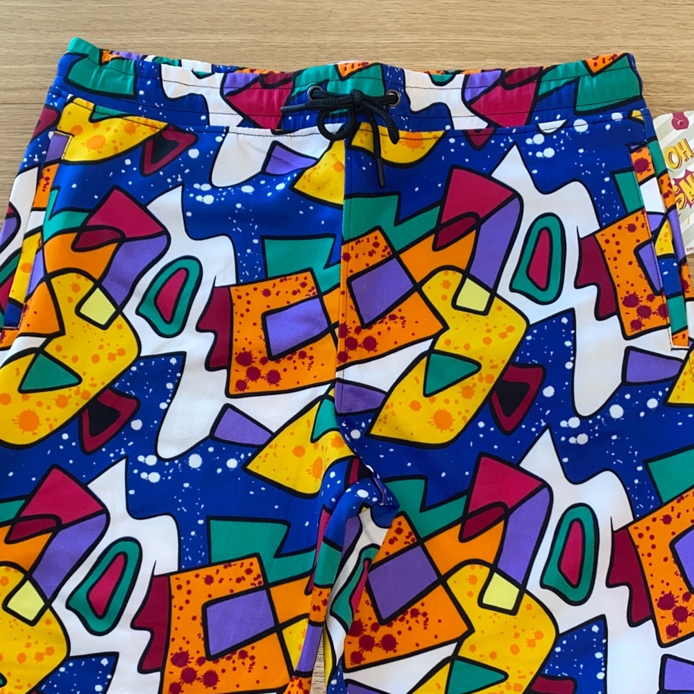 New - Colorful Geometric Men's Shorts